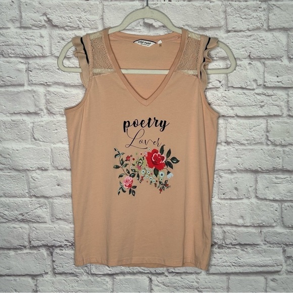 NAF NAF “Poetry Lover” Floral Tank Top - Picture 3 of 11